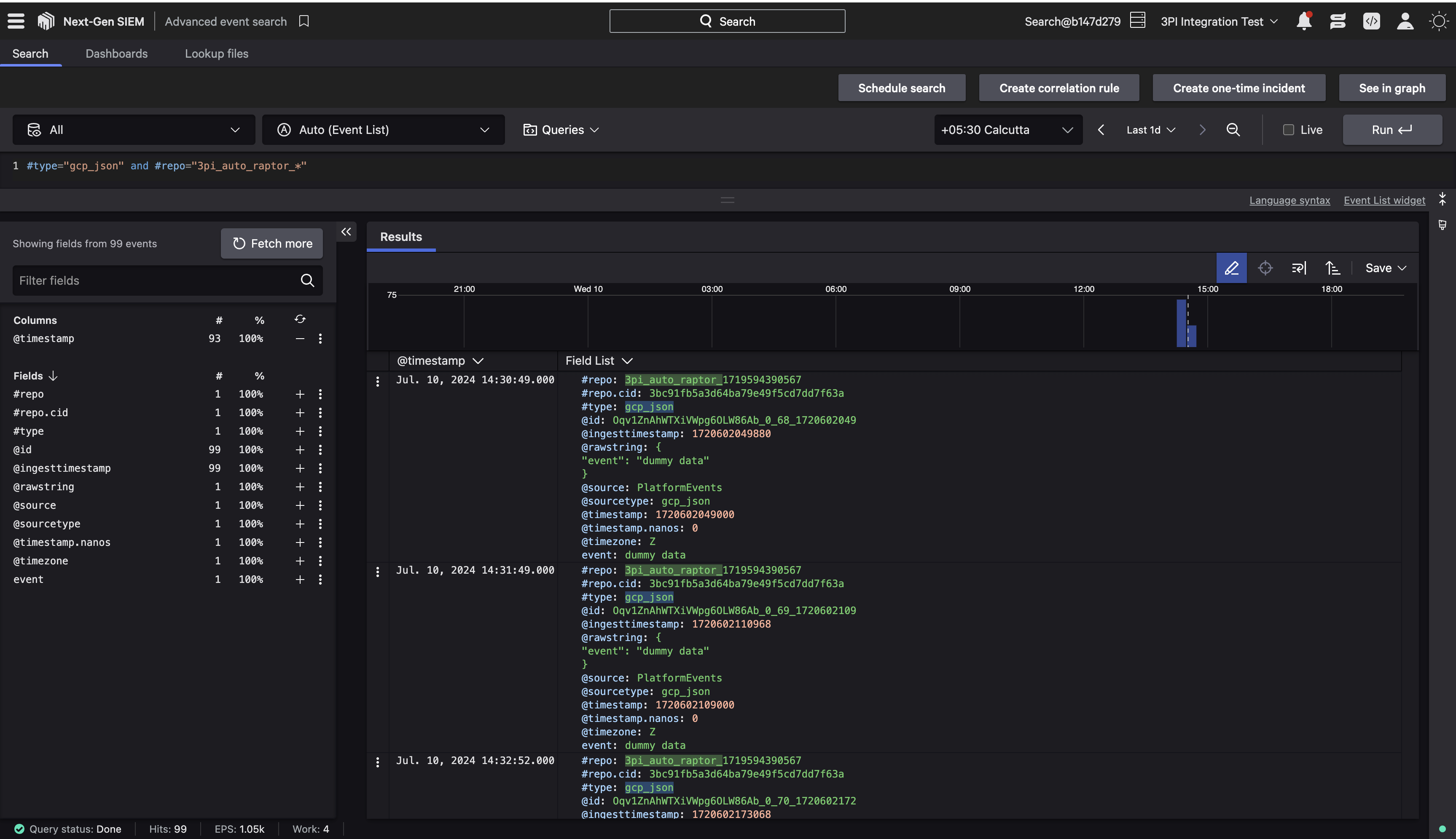 Goolge Cloud pub/Sub Data Collector