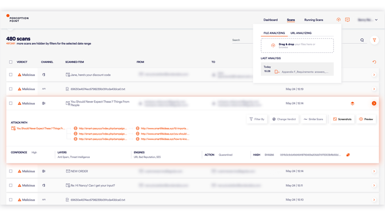Perception Point X-Ray screenshot 3