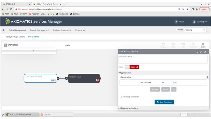 Axiomatics Risk-based Access Control screenshot 4