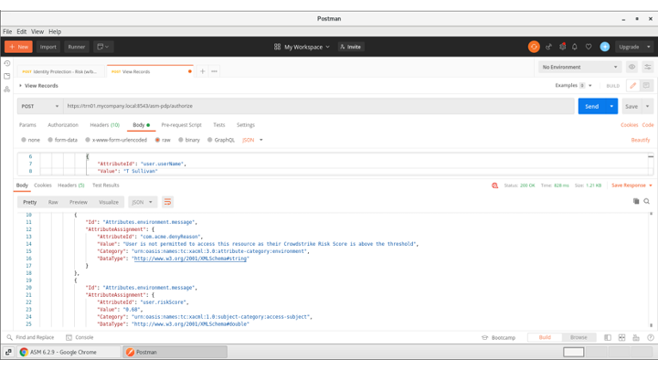 Axiomatics Risk-based Access Control screenshot 1