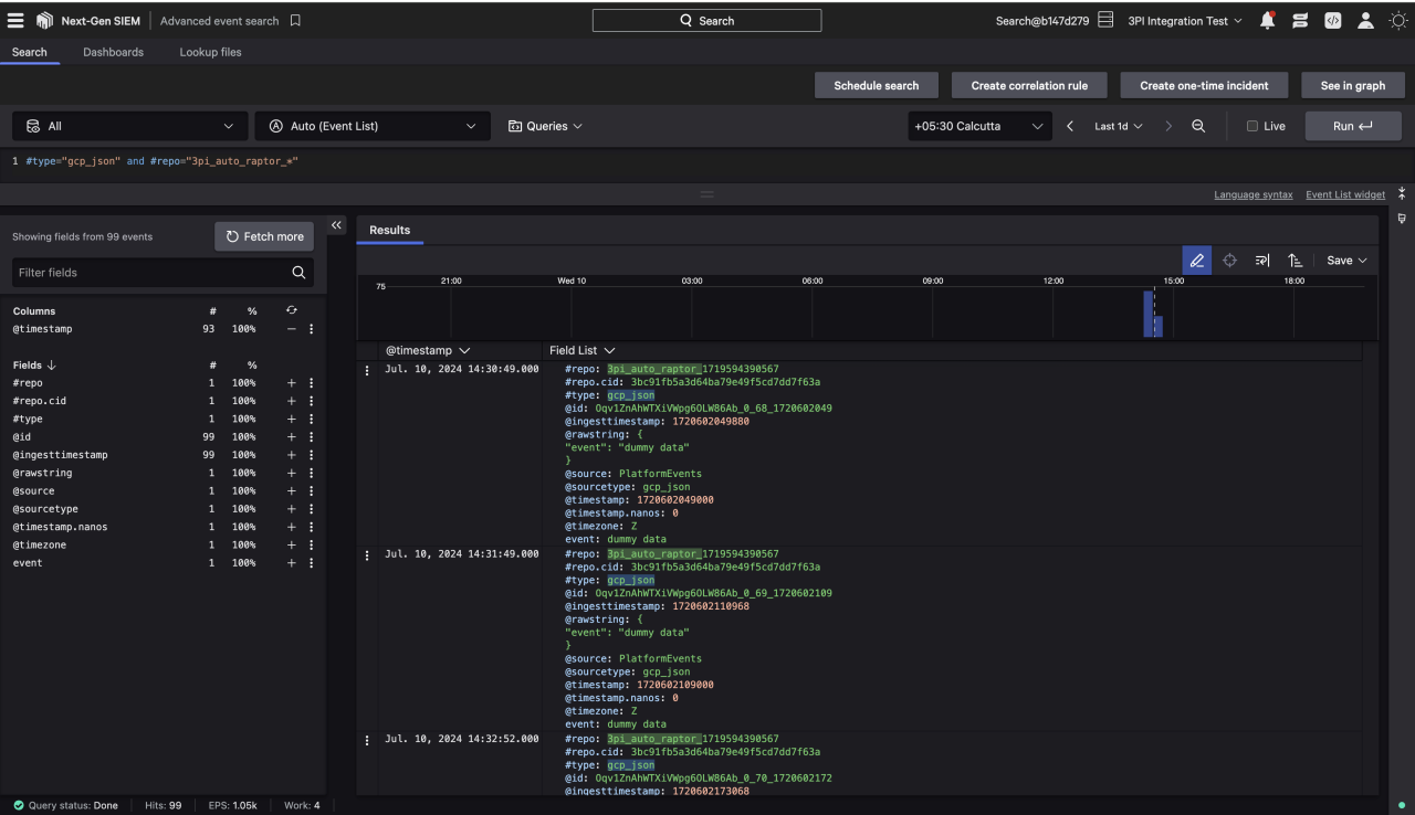 Goolge Cloud pub/Sub Data Collector