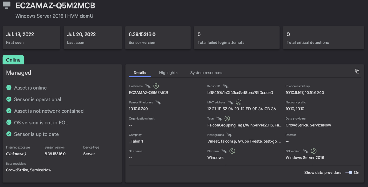 ServiceNow CMDB Ingest for Falcon Discover 2.0 screenshot 2